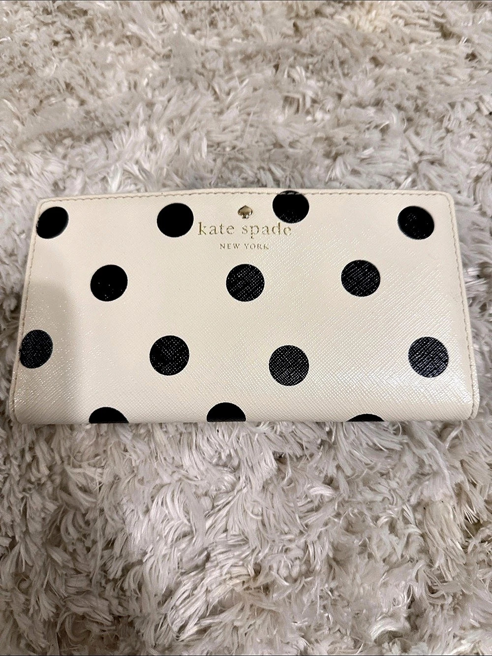 Kate Spade Staci Medium Compact Bifold Wallet Polka Dot